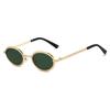 Fashion Luxury Oval Sunglasses Women Men Vintage Brand Sun Glasses Metal Frame Outdoor Travel Shades Lady Eyewear UV400