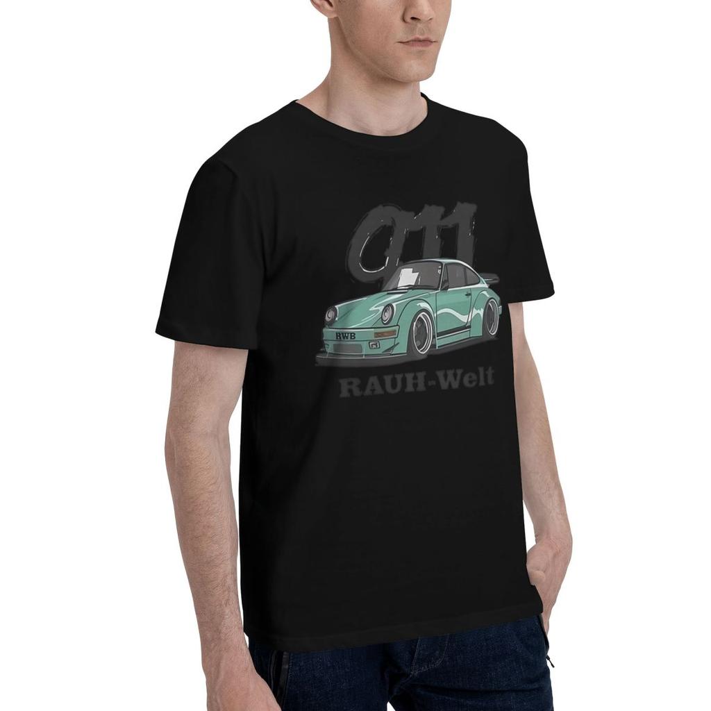 RWB Sports Car Graphic 100 Cotton Casual Breathable Confortable Clothes Mens Clothing Brands Mens Gifts
