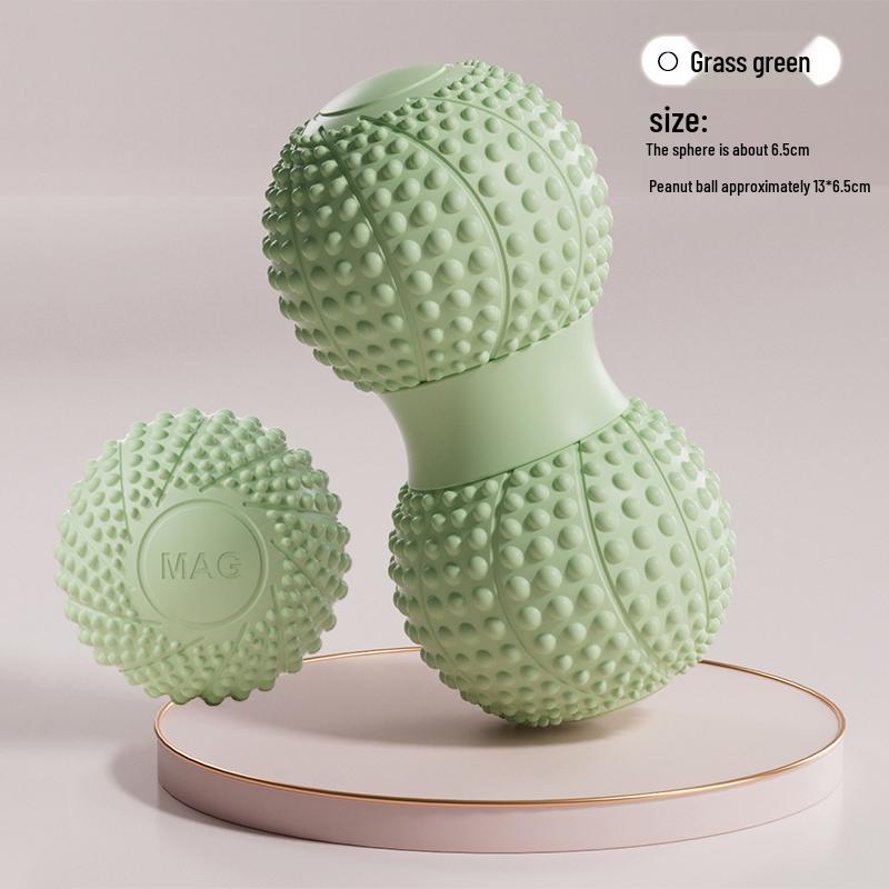 Peanut Fascia Ball: Foot, Lumbar & Neck Massage for Muscle Relaxation and Yoga Fitness.