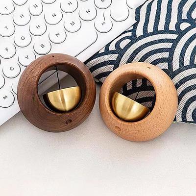 Magnetisches japanisches Holzwindspiel Kabellose Türklingel Eingangstürklingel Dekorative Windglocke für Heimöffnung Hängende Dekoration