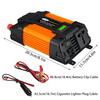 6000W DC 12V to AC 220V/110V Car Power Inverter Charger Converter Voltage Transformer LED Power Display 2 USB Universal Socket