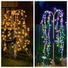 Solar Ground Firework LED String Lights for Holiday & Lawn Decor