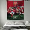 Arsenal Wall Hanging Printed Fabric Blanket Decorative Tapestries for Bedroom Living Room Home Decor