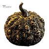 Gifts for Dark Aesthetic Lovers 3D Printed Halloween Skull Pumpkin Decorations, Skeleton Head Desktop Ornament, Decorative Relief Crafts Table