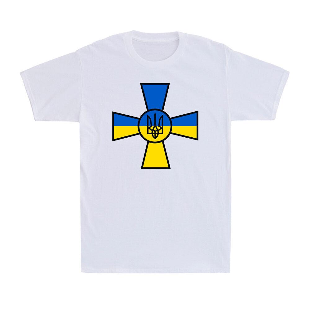 Ukraine Armed Forces Support Ukrainian Military Army Symbol Flag Men s T-Shirt XXXXL