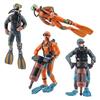 Cute Resin Frogman Aquarium Ornaments Interesting Floating Decoration Simulated Mini Diver Fish Tank Aquarium Accessories