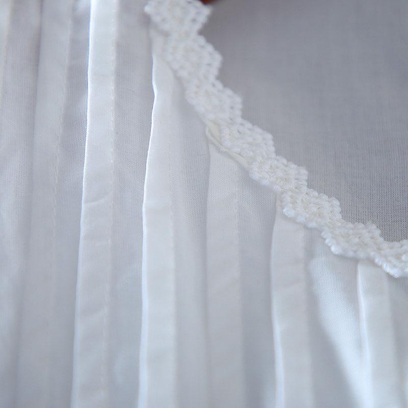 Chic Foreign Style OL Hollow Lace Ruffle Slimming A-line Shirt Top