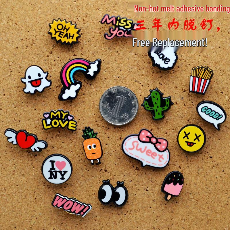 

17-Color Korean Acrylic Push Pins - I-Shaped, Creative Corkboard Tacks with a Three-Year Warranty, Ideal for Wall Use. Plastic Acrylic
