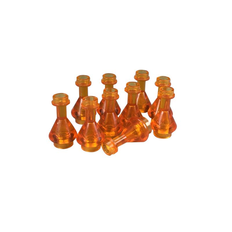 Non-Toxic 10Pcs/Set Moc Accessories Perfume Wine Bottle Glass Bottles Educational Toys For Children Model Building Blocks Kids Gifts Parts