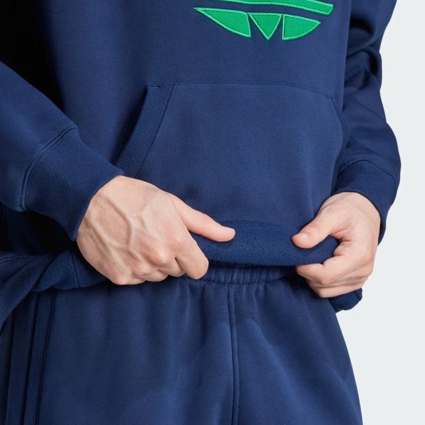 Adidas Originals 70S Fleece Hoodie Men Hoodies Night-Blue JN5968