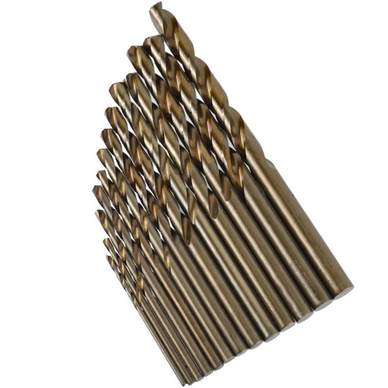 13Pieces Professional High Speed Steel Drill Bit Set Power Tool Accessories Perfect for Wood Plastic and Soft Materials