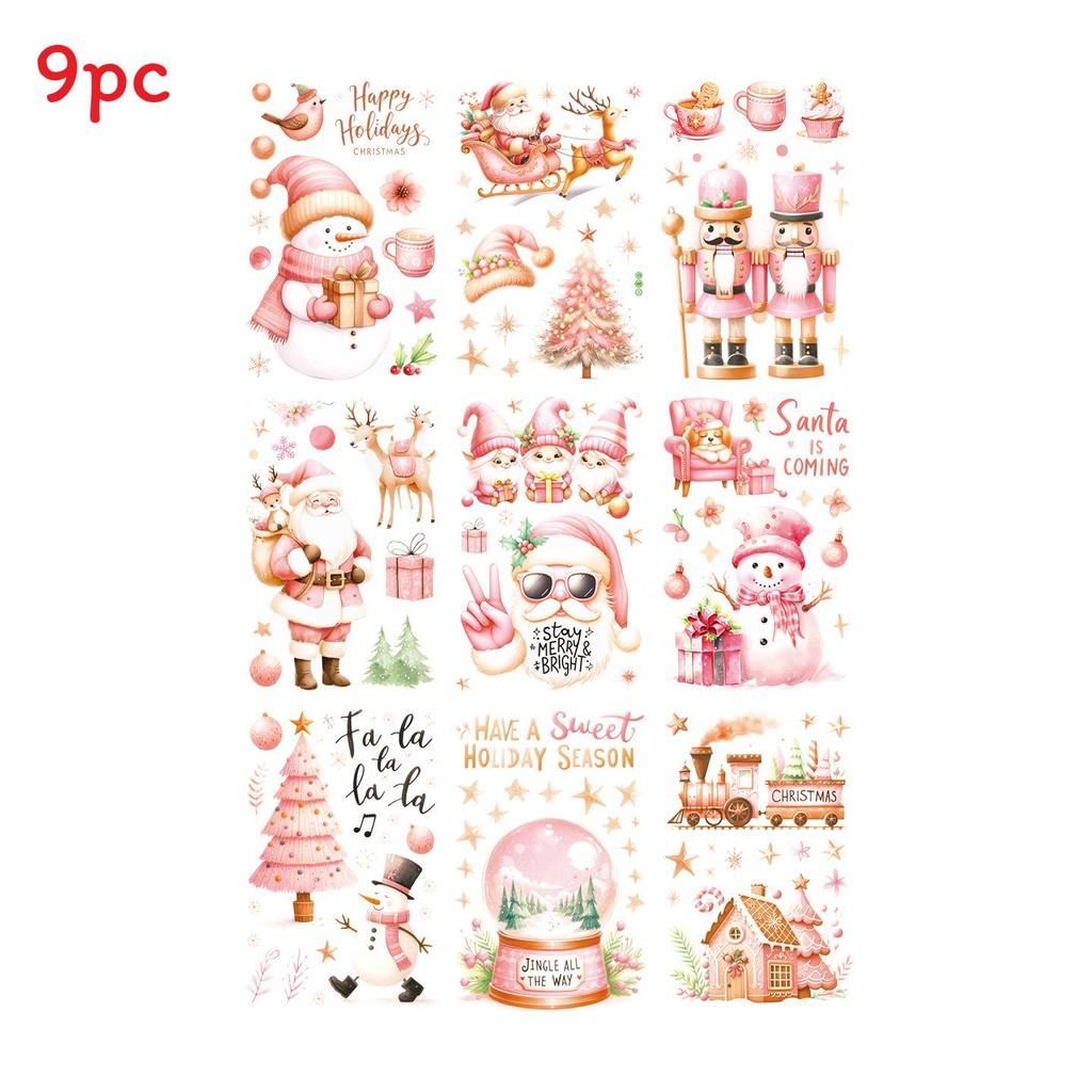 Wall Decals Christmas Set Pvc Christmas Tree Wall Sticker For Festive Room Decor