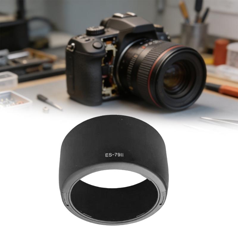 ES79II Lens Hood for EF85Mm F-1.2L II And 80 200Mm F2.8L Lens Anti Glaring Protections