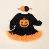 Halloween Costume for Baby Cute Fancy Pumpkin Long Newborn Cute Kids Costume [HarnyLoom] Kids, Pumpkin, Clothes, Girls, Kigurumi, Dress, Skirt,