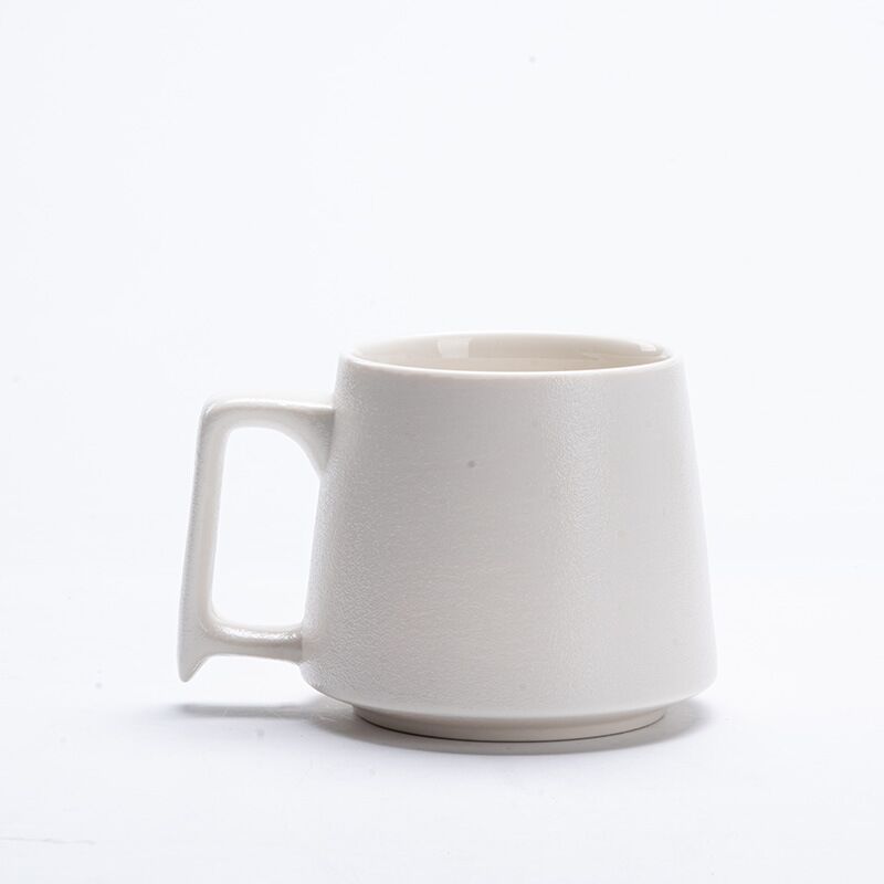 Ceramic Mug High Value Office Water Cup Creative Ceramic Cup Household Color Glaze Coffee Cup Large Capacity Office