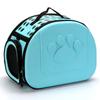 Cat Carrier Collapsible Breathable Large Capacity Portable Pet Carrying Bag with Shoulder Hand