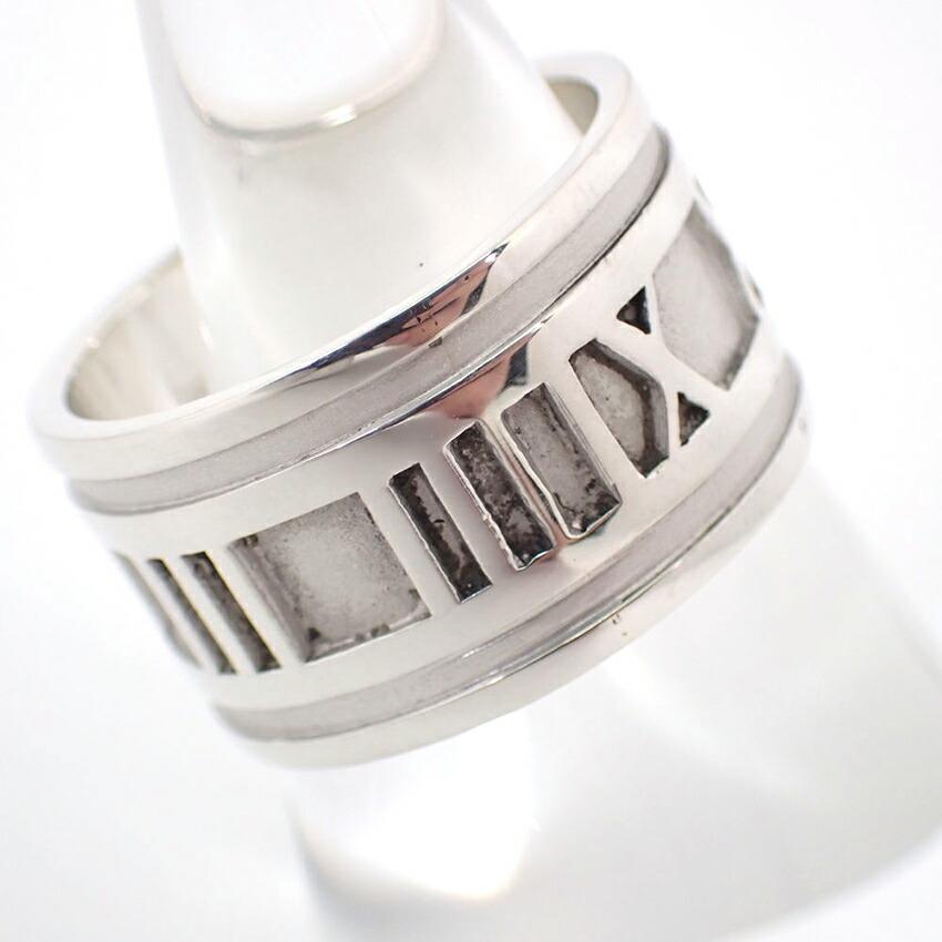 [Used] TIFFANY 925 Atlas Wide Ring / Size 14 / J45-1