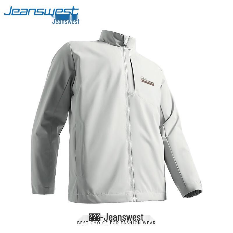 Jeanswest Men's Stand-Collar Casual Jacket