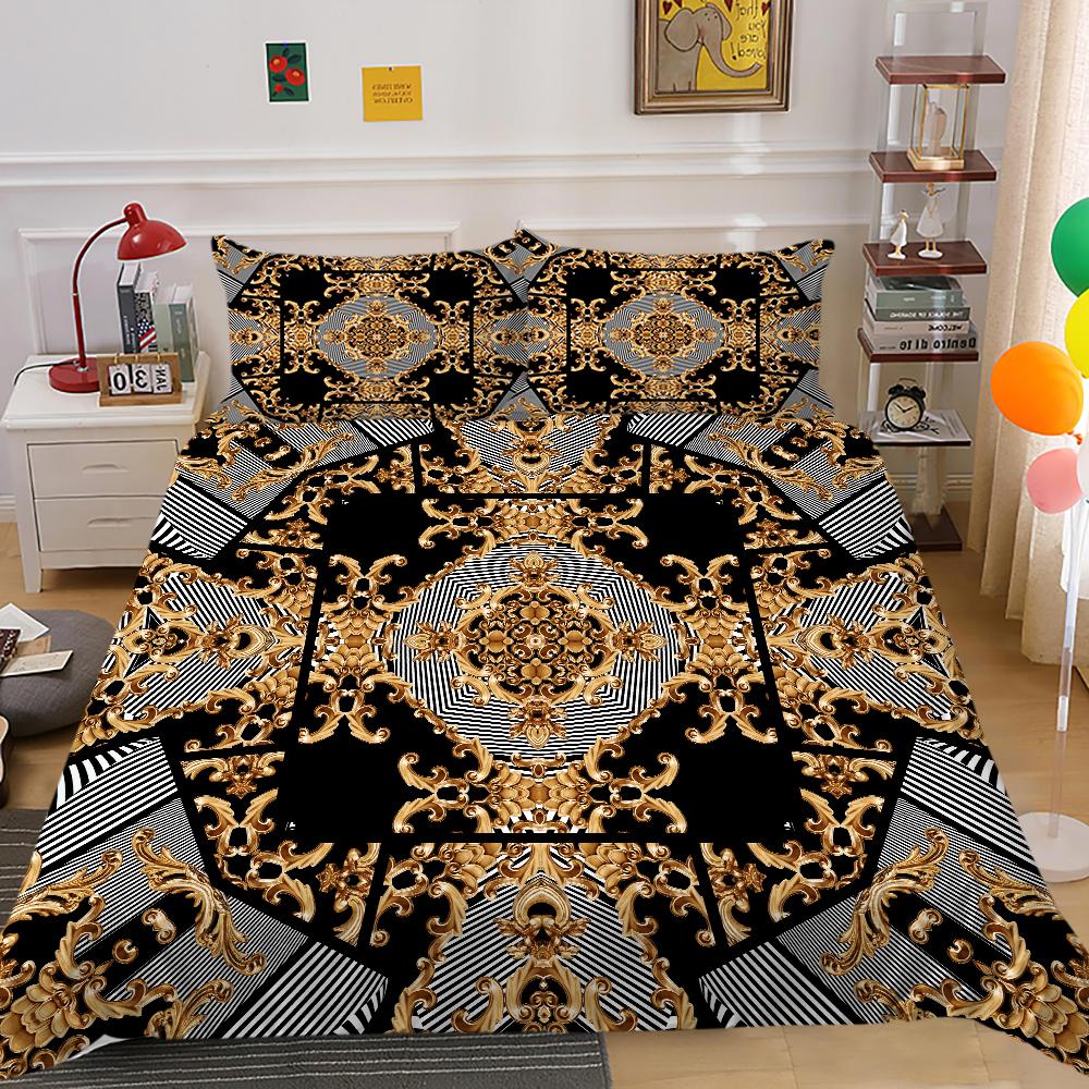 Classic Luxury Series Bedding Set Luxury Duvet Cover and Pillow Case 2/3 AU240 * 270 Washable and Quick Drying Bedding Sets