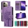 Magnetic Leather Phone Case For Oppo A5 A5X A5 Pro A3 A3X A3 Pro 4G 5G A5M Cute Cat Tree Card Slots Wallet Protect Cover Funda