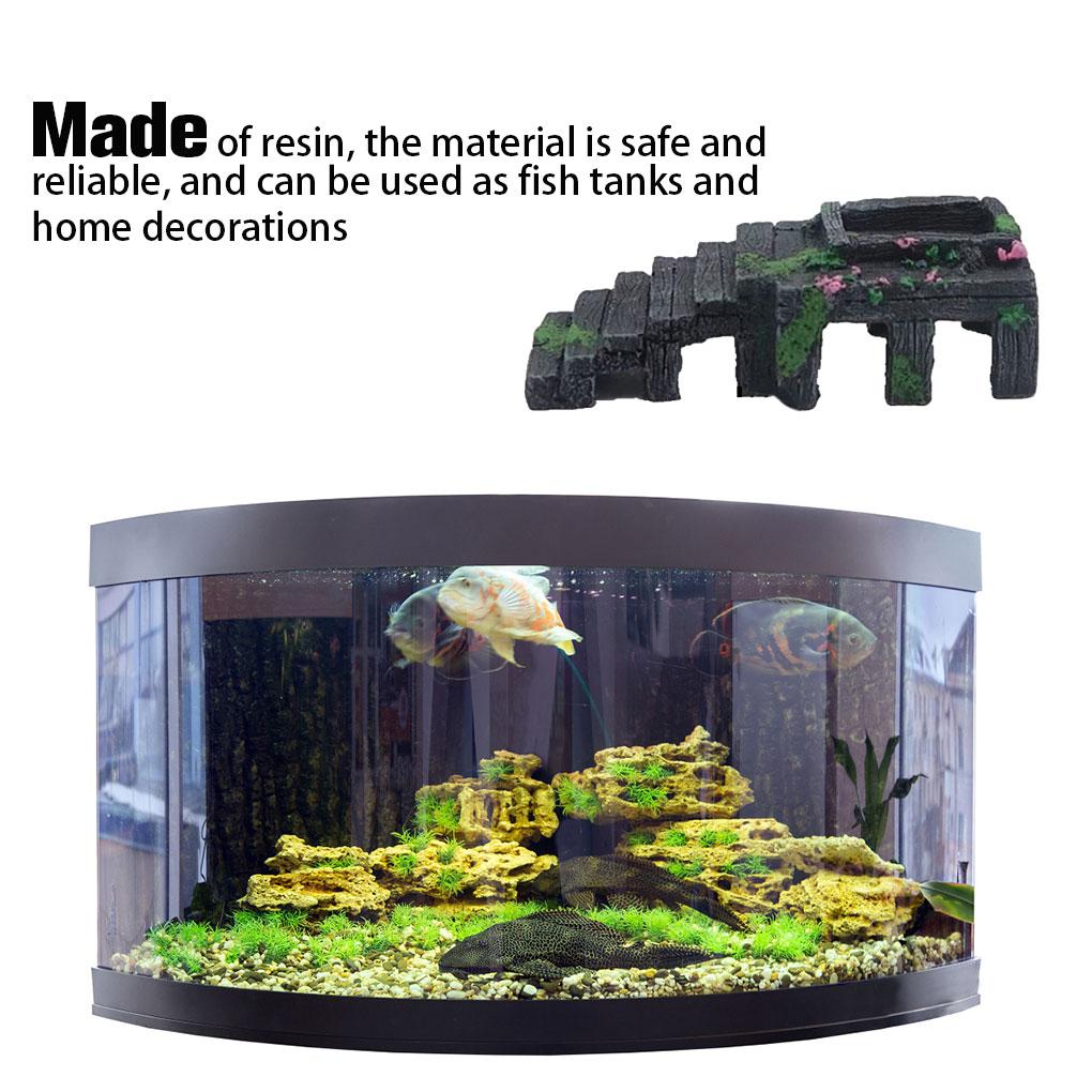 Turtle Basking Platform Waterproof Aquarium Landscaping Hiding Caves Lightweight Climbing Platforms Reptile Turtles