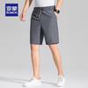 Romon Men's Ice Silk Drawstring Casual Shorts