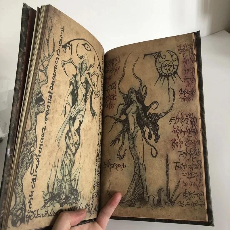 Necronomicon Dark Magic Book, Demon Evil Dead Summon Notebook Decoration, Horror Movie Prop, Collection Gift, Halloween Decor
