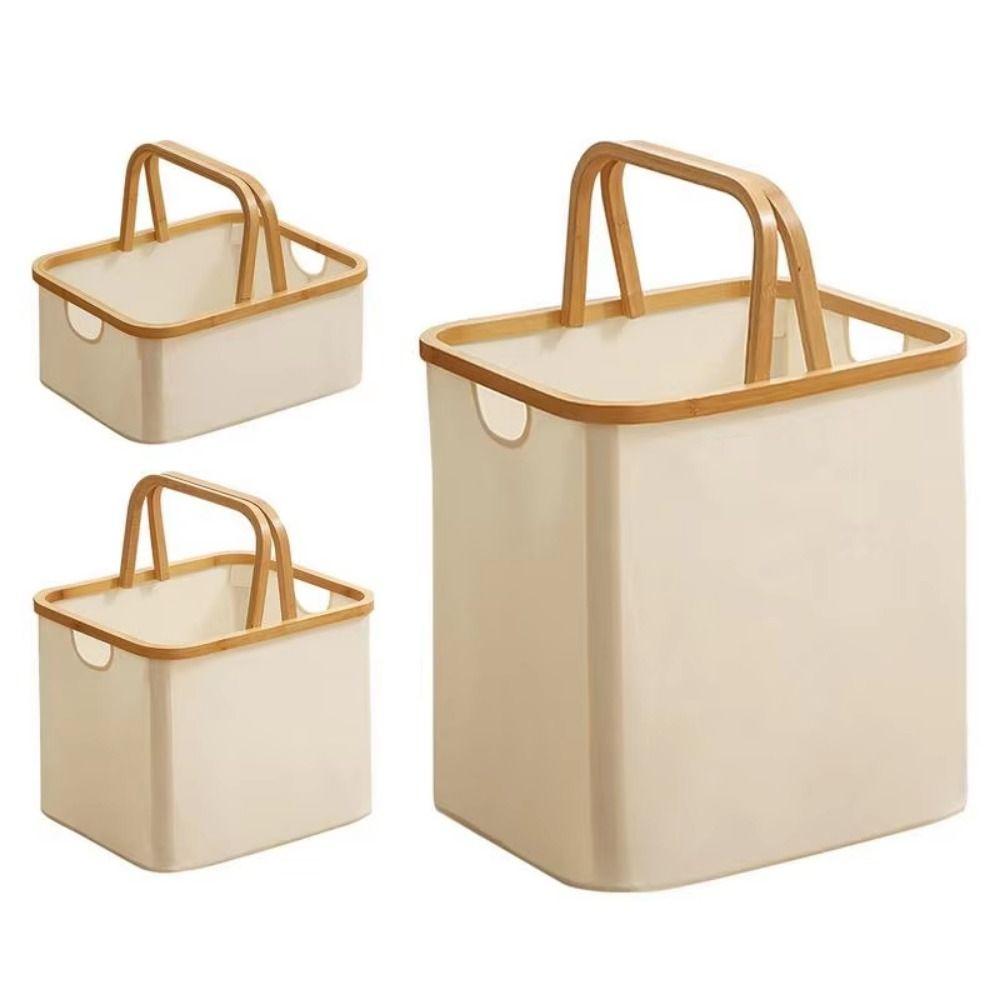 Oxford Cloth Folding Laundry Hamper Large Capacity Fabric Storage Bins  Toy Storage