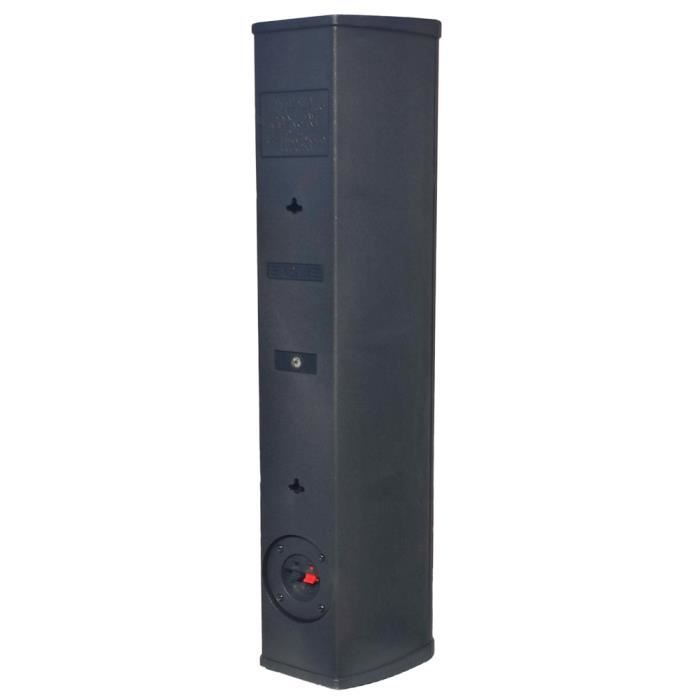 1 haut-parleur colonne noir 3 voies 111 W 50 watts max 8 ohms pour système hi-fi home cinéma pour mur d'église maison, 1 pièce