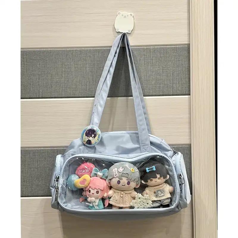 New Casual And Fashionable Ulzzang Ita Bag Daily Commuting Large-Capacity Women'S Portable Shoulder Bag Outgoing Diy Dolls Bag