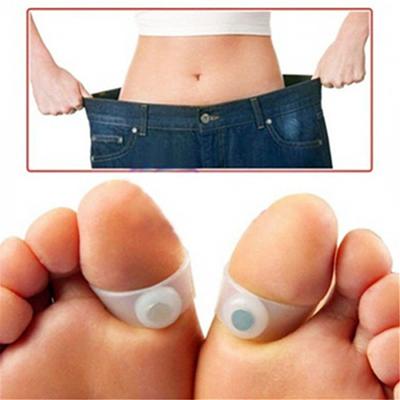 2Pcs Silikon Magnetische Fuß Massage Zehenring Langlebig Halten Abnehmen Gesundheit Kreis