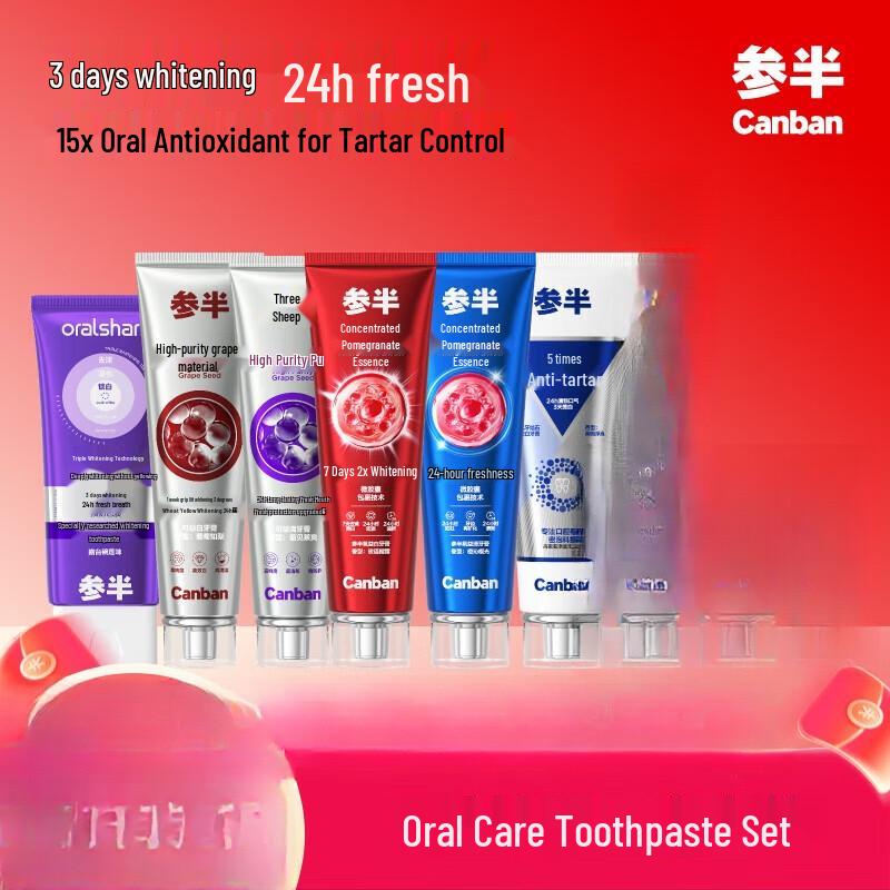 CanBan Whitening & Oral Care Toothpaste Set