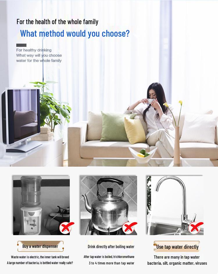 Whole House Ultrafiltration Kitchen Water Purifier with 304 Stainless Steel