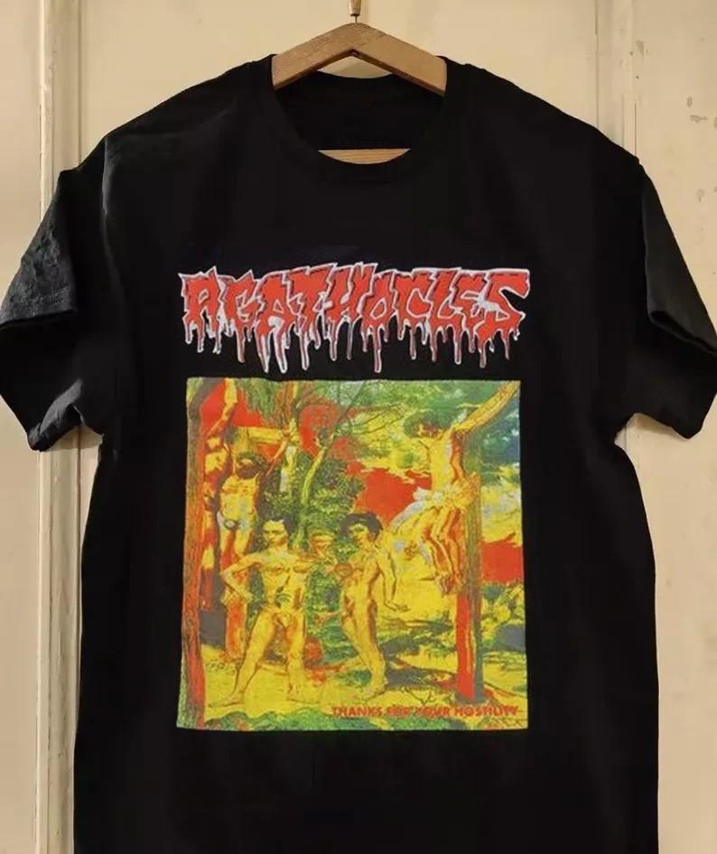 AGATHOCLES Danke für deine Feindseligkeit Grindcore Unisex S-5XL T-Shirt MZ371