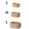 Elegant Rattan Styles Paper Cord Storage Box For Holding Toy Books Cosmetics And More