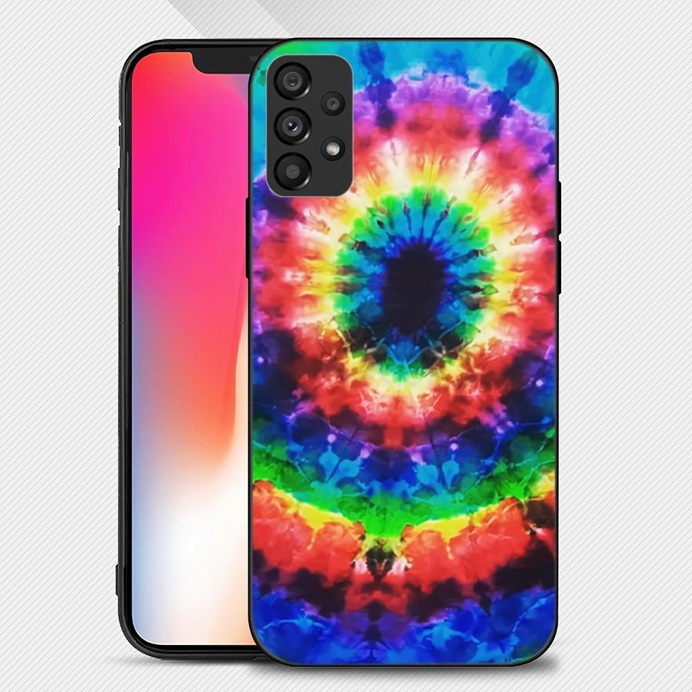 Tie Dyed Phone Case For Samsung Galaxy S22 S23 Ultra S21 S20 FE Plus Note 20 Soft Cover