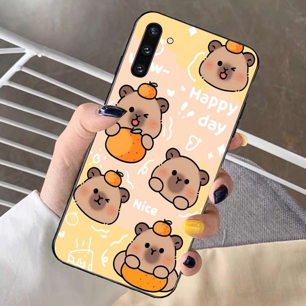 Cartoon Capybara Phone Case For Samsung Note 8 9 10 20 Pro Plus Lite M 10 11 20 30 21 31 51 A 21 22 42 02 03