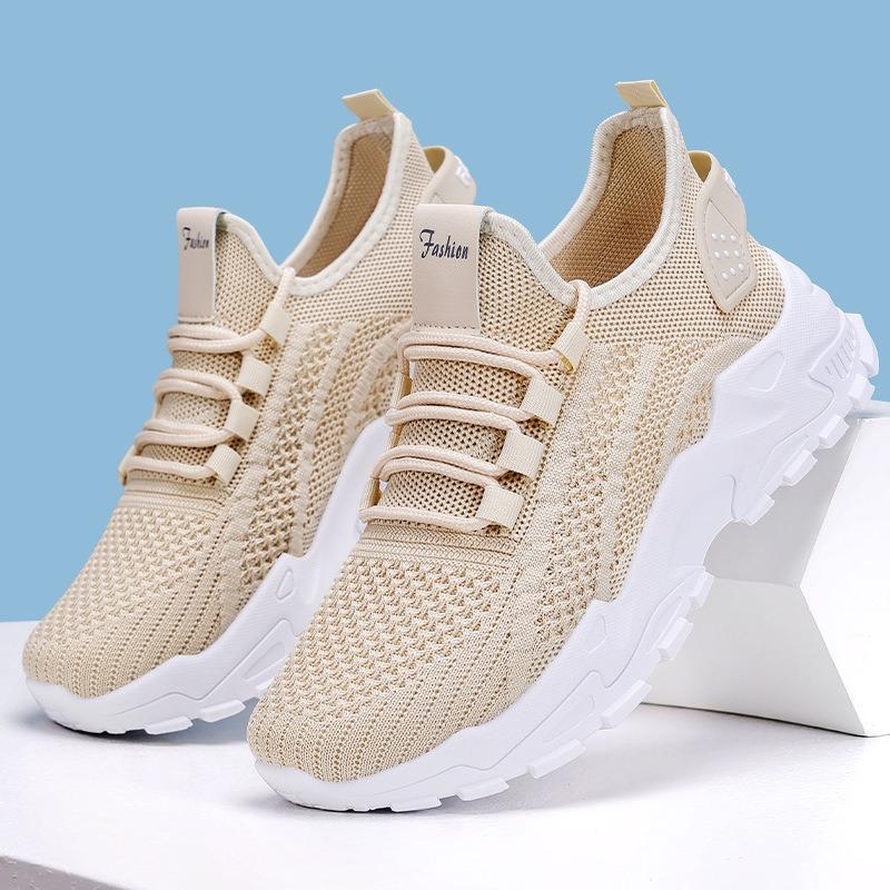 Women's Casual Shoes New Breathable Mesh Sneakers Outdoor Comfortable Sport Running Shoes Platform Tennis Shoes Ladies Trainers