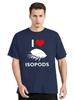 I Love Isopod T Shirt Isopods Animals Lovers Gift Cotton Graphic Unisex O-neck T-shirt Men Clothing Oversized Tshirt
