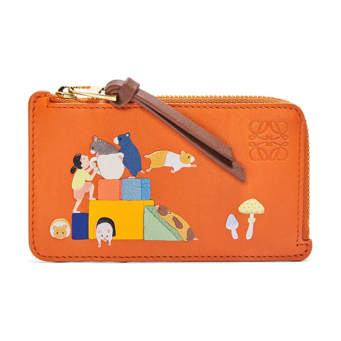 

Loewe X Suna Fujita Collaboration Hamster Pattern Printed Zipper Wallet Women Wallet Maple-Orange C643Z40X73-3007 Box(Basic Set+Box)