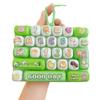Cute Design Decompression Button Toy Creative Style Keyboard Keychain  Accessories Gift