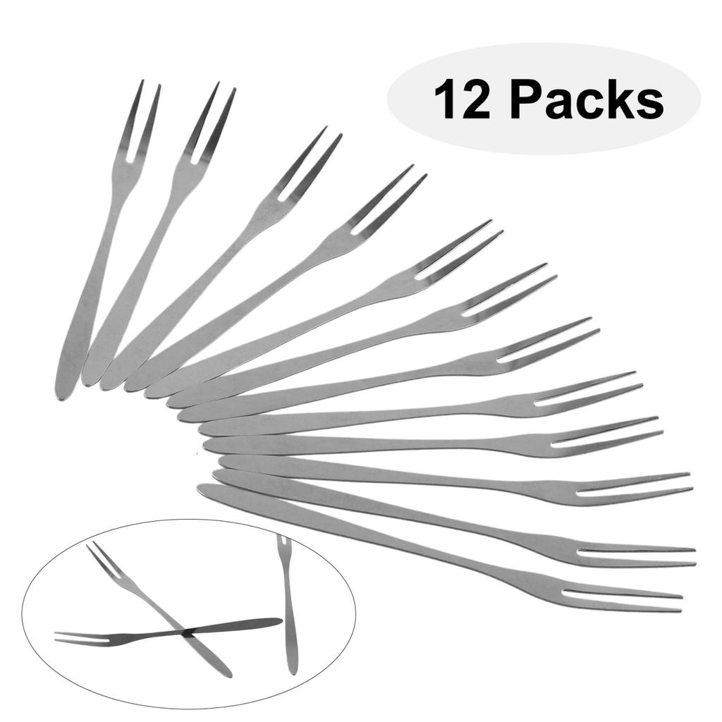 12,8*0,9cm Fruktgaffel 5stk BBQ For Familierestaurant