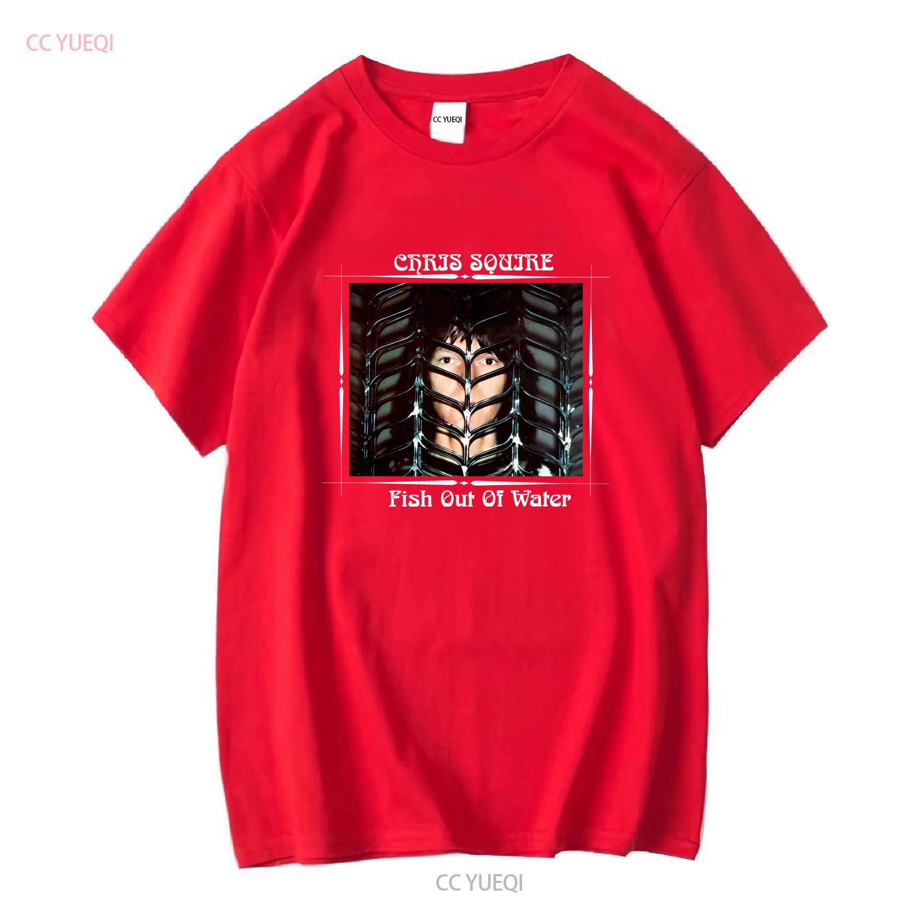 Yes Band Chris Squire Fish Out Of Water For Fan Black All Size T Shirt FA819 vintage Washed designer clothes Versatile S