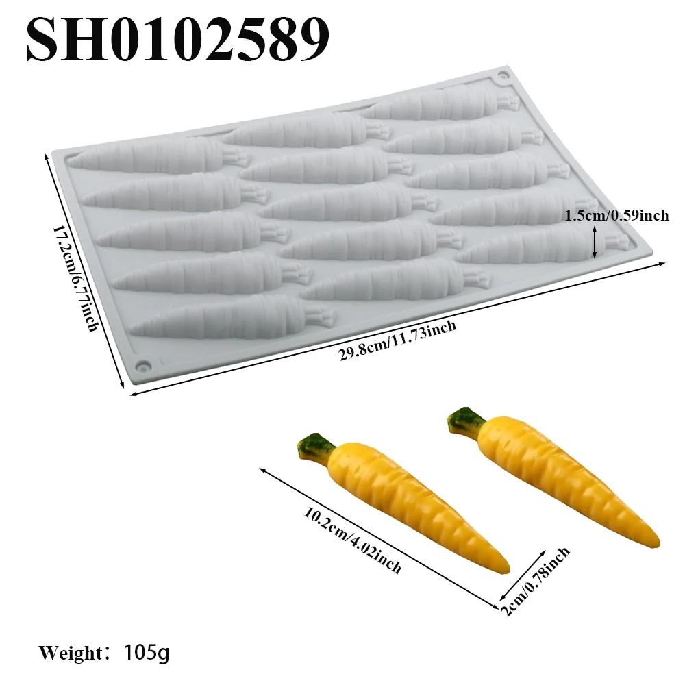 Силиконовая форма для муссового торта с дизайном текстуры фруктов и овощей, кухонная силиконовая форма для кексов, форма для шоколада, французский инструмент для выпечки десертов