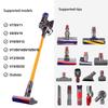 Vacuum Cleaner Accessories Wall-Mounted Storage Bracket - Brush Head & Nozzle Holder Organizer For V7/V8/V10/V11/V15