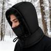 Winter Warm Hats Windproof Thickened Hood Ski Hat With Face Cover And Scarf For Women Men Cold Weather Outdoor Camping