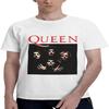 Lunivoca Queen Band Men's T-Shirts True Classic Tees Cotton Fitted Casual Men's T-Shirts
