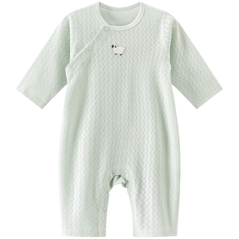 Guai Qi Xiong Baby Long-Sleeve Pure Cotton Romper 90
