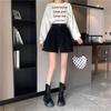 Women's High-Waist Corduroy A-Line Shorts - Autumn/Winter 2023 Collection: Slim, Retro, Casual Style