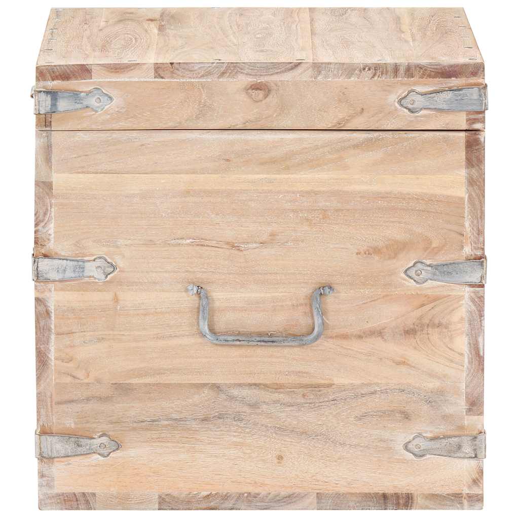 Storage Chest 40x40x40 cm Solid Acacia Wood